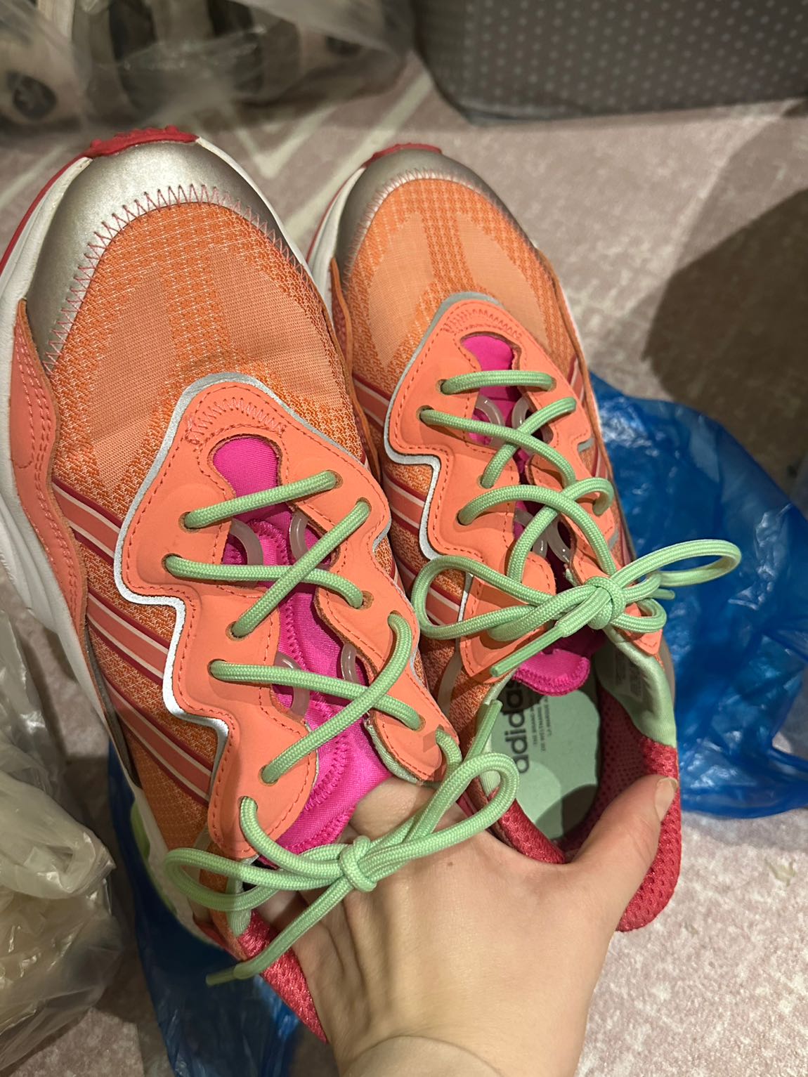 Adidas Ozweego Pembe Sneaker — görsel 7/9