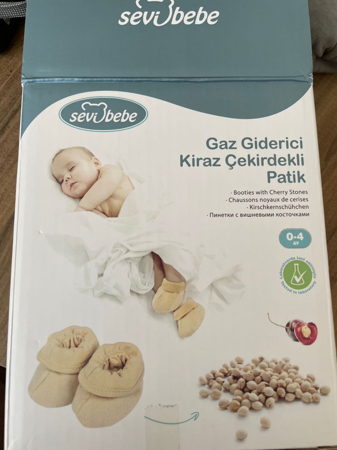 Sevi Bebe Kiraz Çekirdekli Patik — görsel 2/2