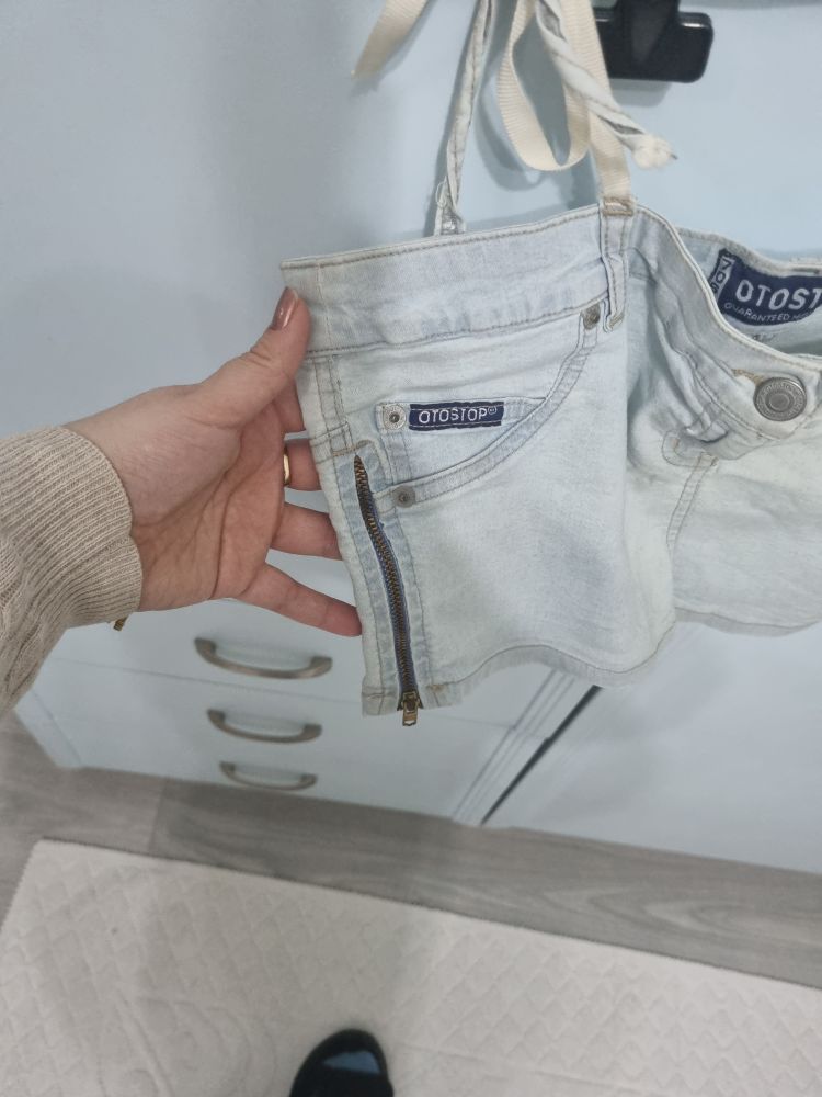 Açık Renk Kot Büstiyer — görsel 3/5