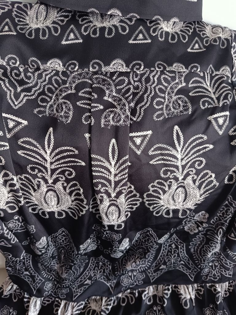 Siyah Desenli Elbise — görsel 5/7