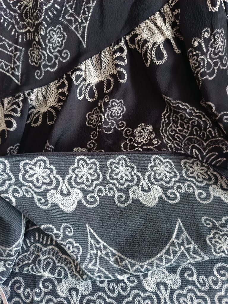 Siyah Desenli Elbise — görsel 6/7