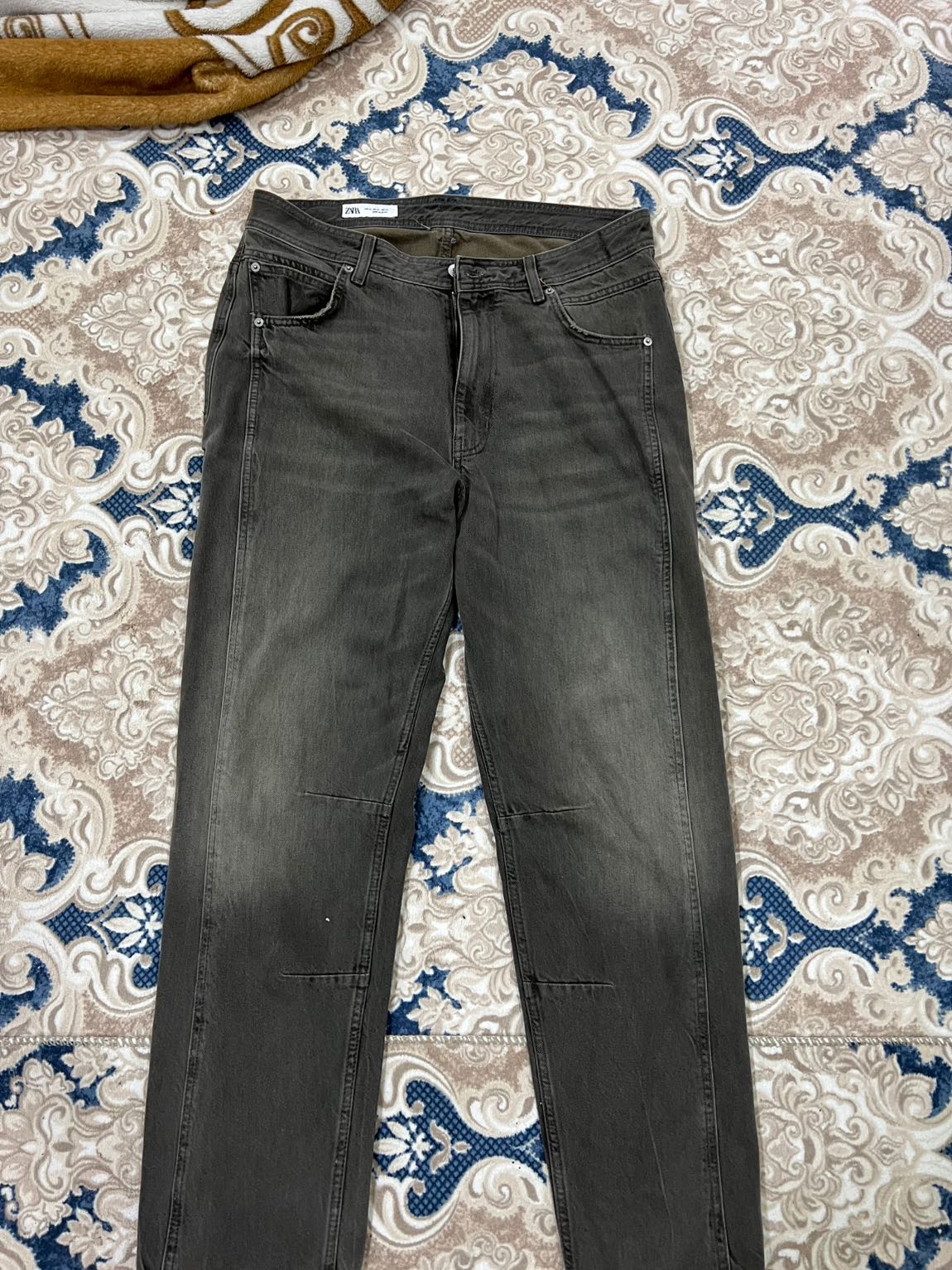 Zara Erkek Koyu Kahverengi Jean Pantolon — görsel 2/5