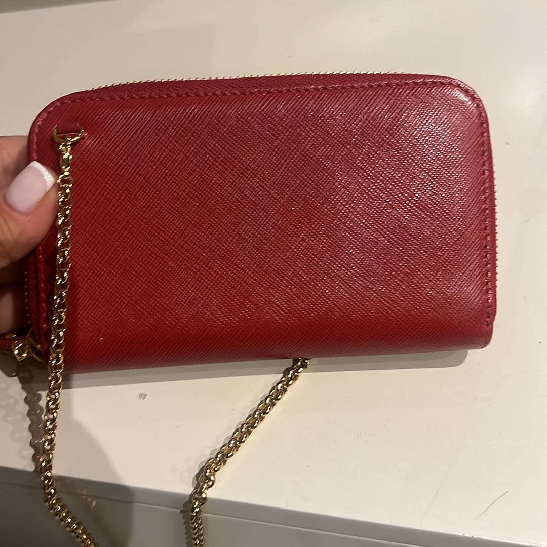 Salvatore Ferragamo Kırmızı Deri Cüzdan — görsel 3/3