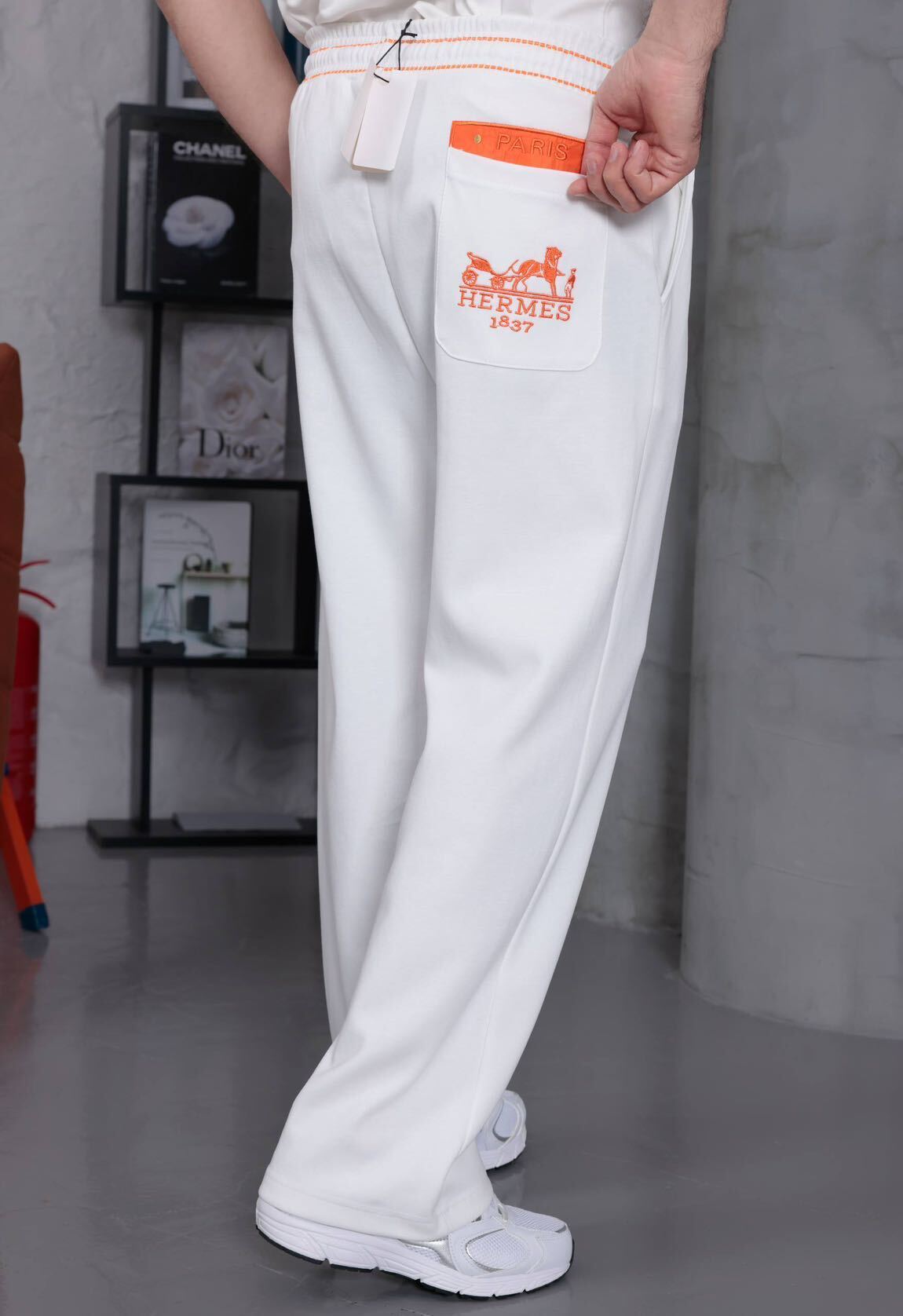 HERMES M PARIS İTHAL WIDE LEG JOGGER — görsel 2/3