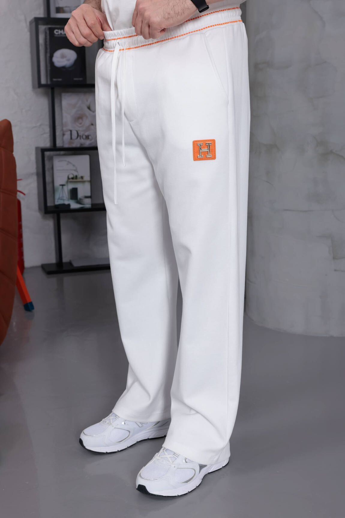 HERMES M PARIS İTHAL WIDE LEG JOGGER — görsel 3/3