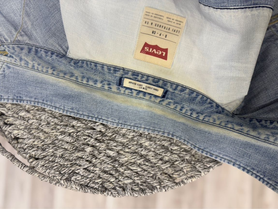 Levi's Kot Gömlek Mavi — görsel 4/4