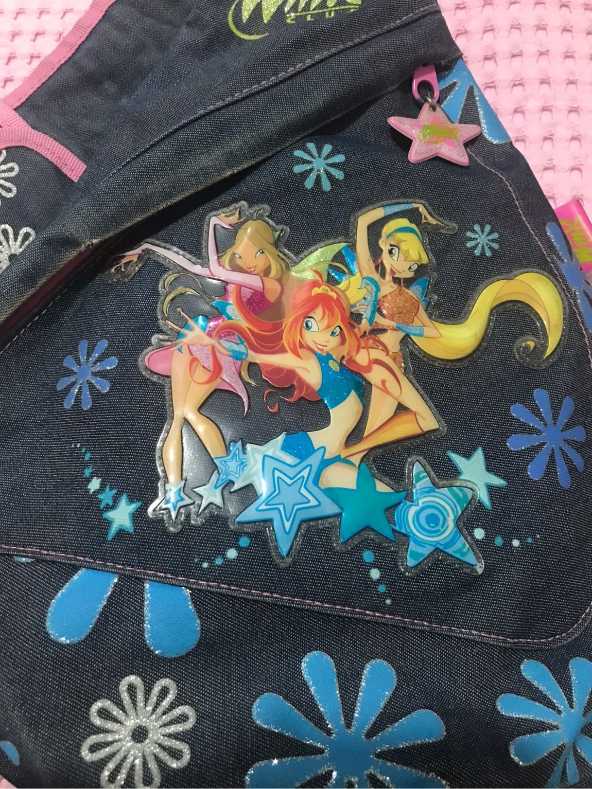 Winx lisanslı kot çanta — görsel 2/6
