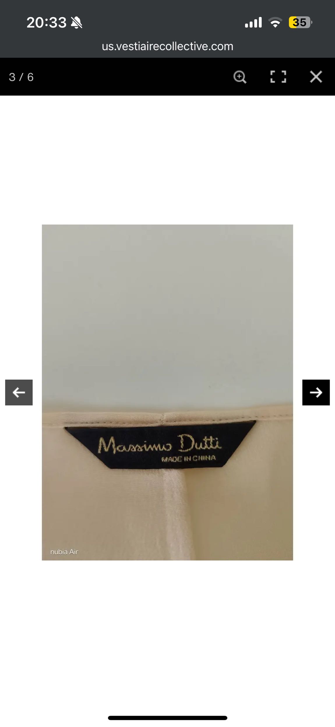 massimo dutti bluz s beden — görsel 3/4