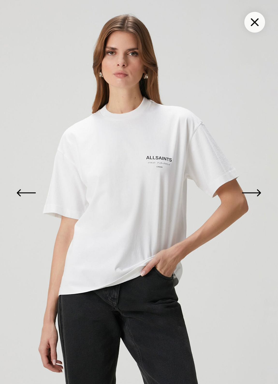All Saints Beyaz Tshirt — görsel 2/7