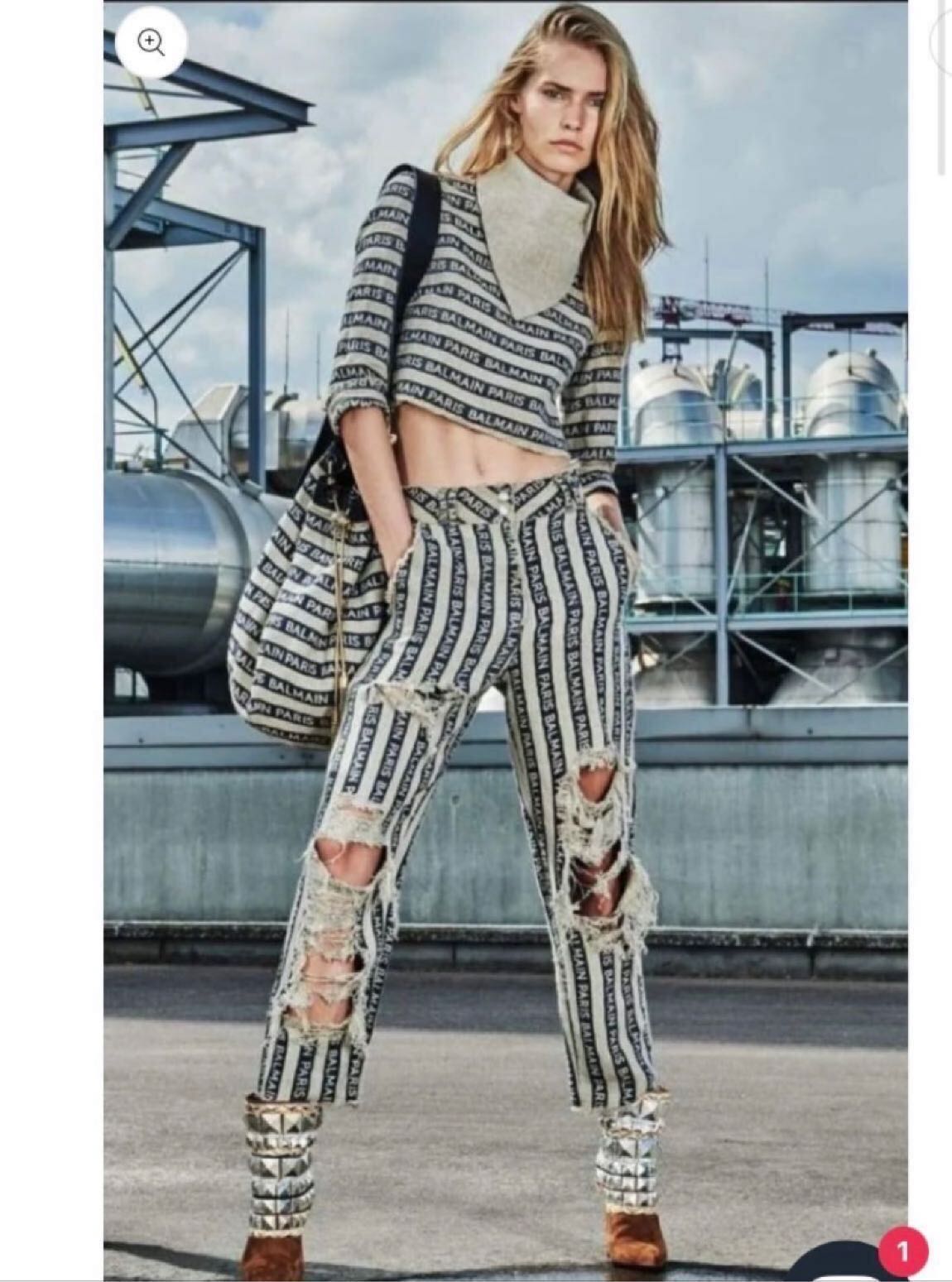 Balmain, marine bucket çanta — görsel 3/8