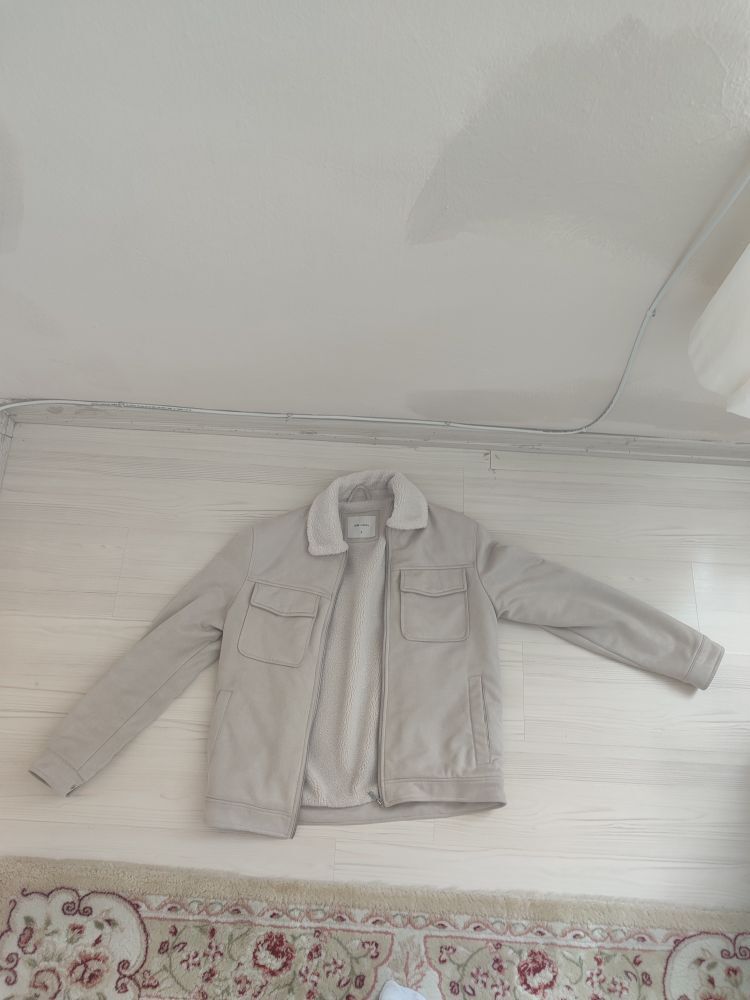 Bej Yaka Bomber Ceket — görsel 3/4