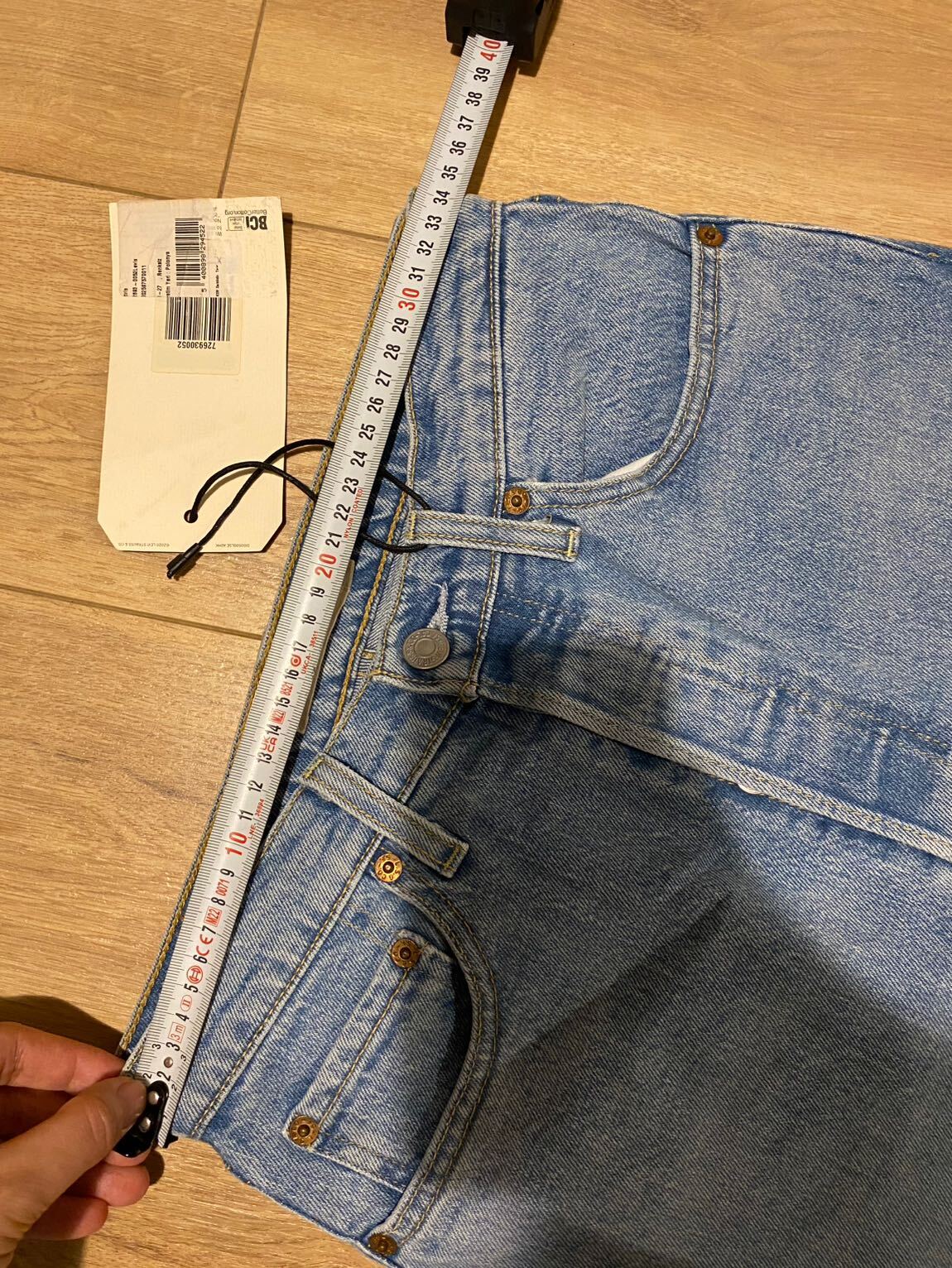 Levi's Mavi ribcage Straight Jeans — görsel 4/6