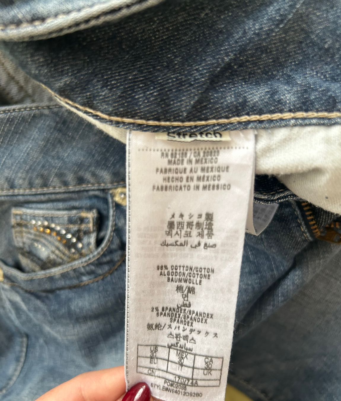 Guess Vintage Düşük Bel Jeans — görsel 8/8