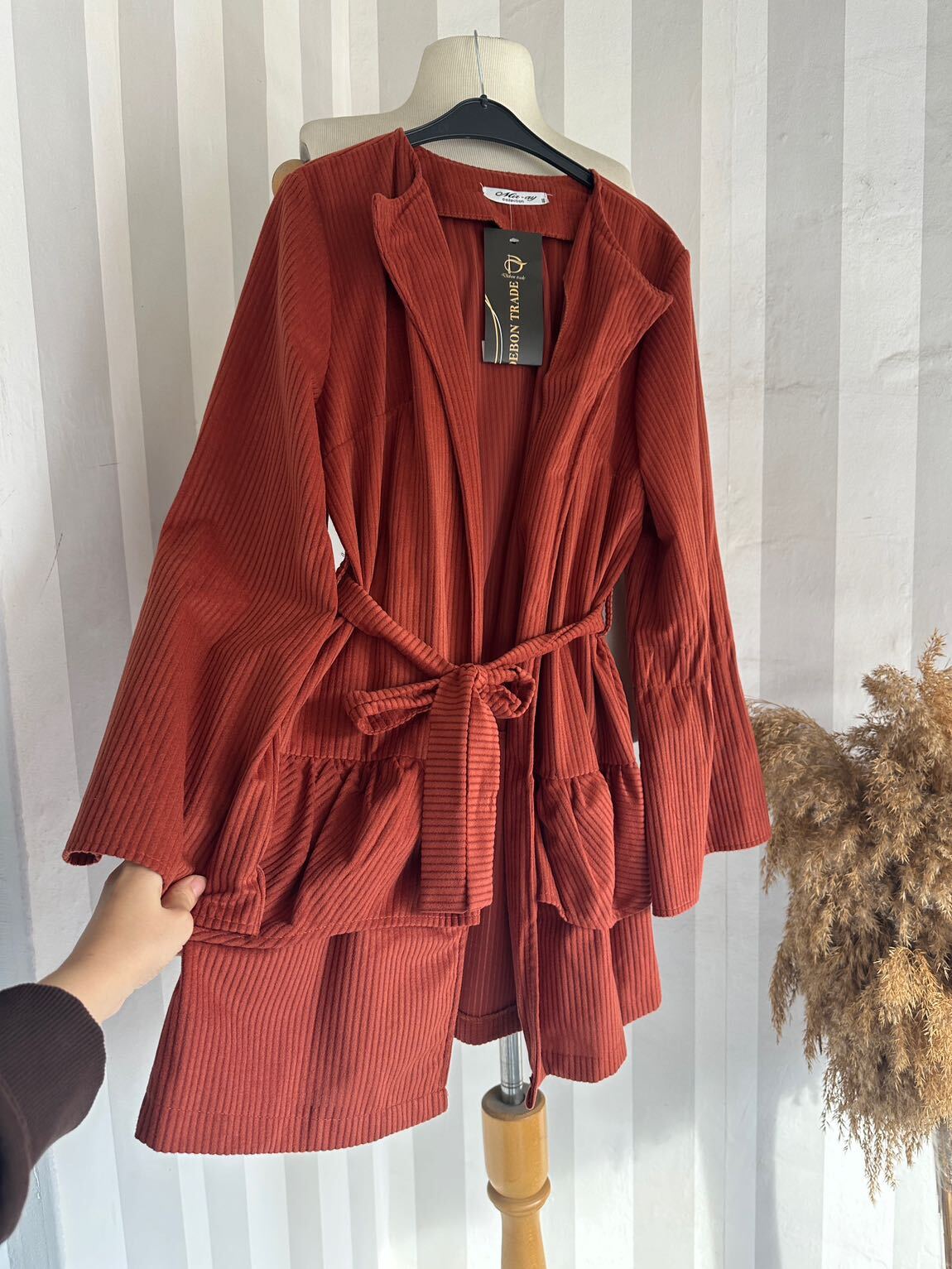 Kadife kuşaklı tunik — görsel 3/4