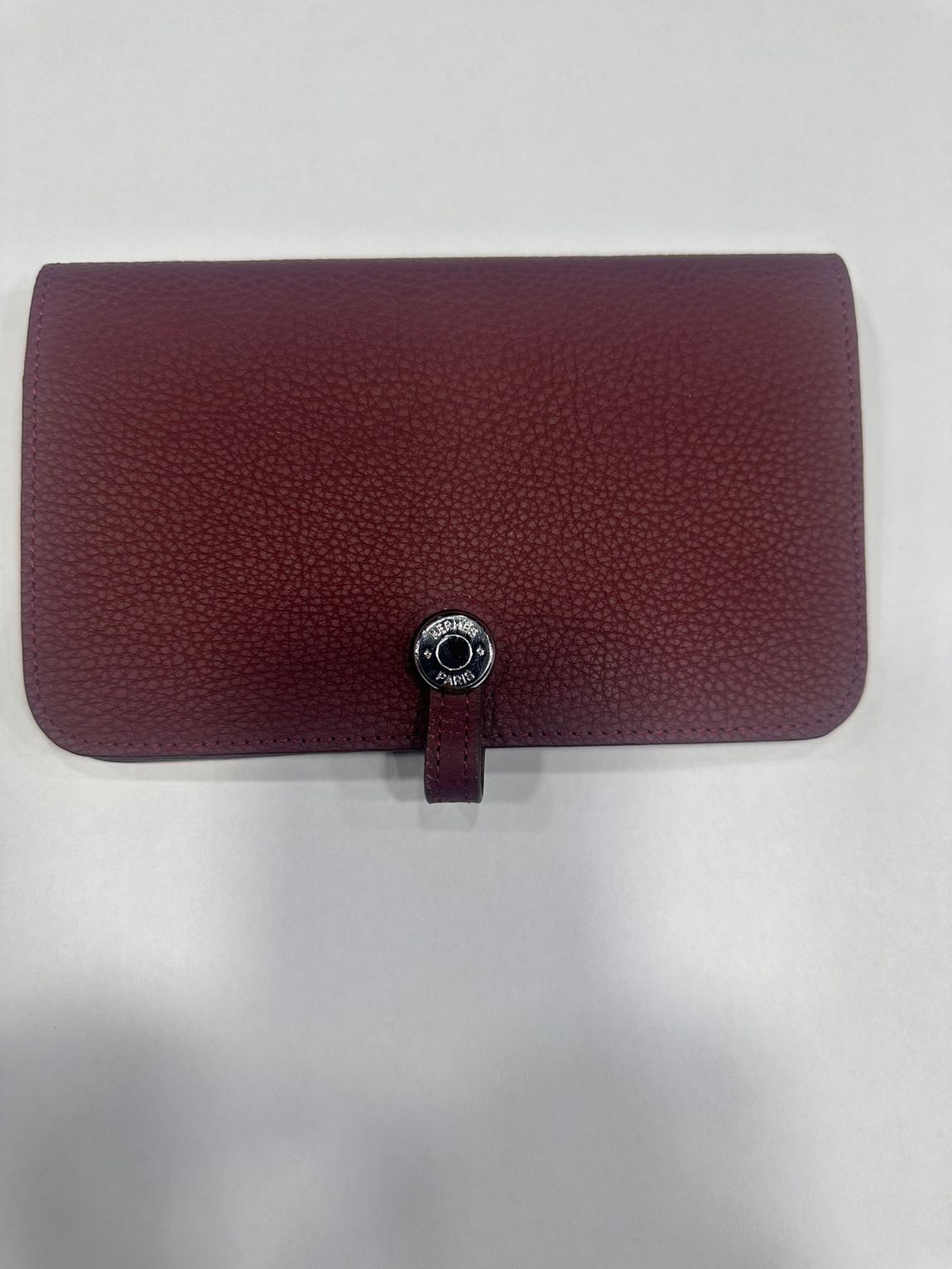 Bordo Hermès Cüzdan — görsel 4/6