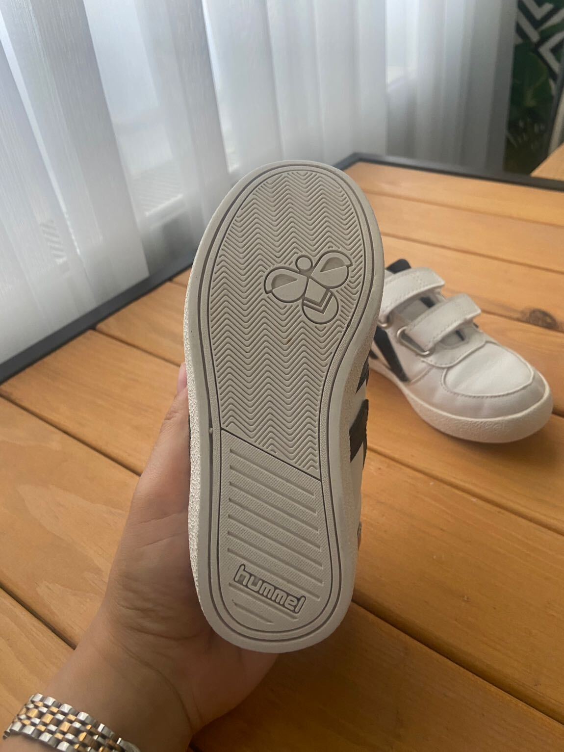 Hummel Beyaz Siyah Sneaker — görsel 3/3