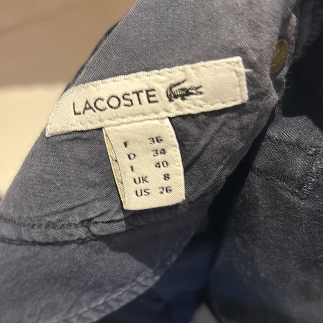 Lacoste Lacivert Kanvas Pantolon — görsel 2/4