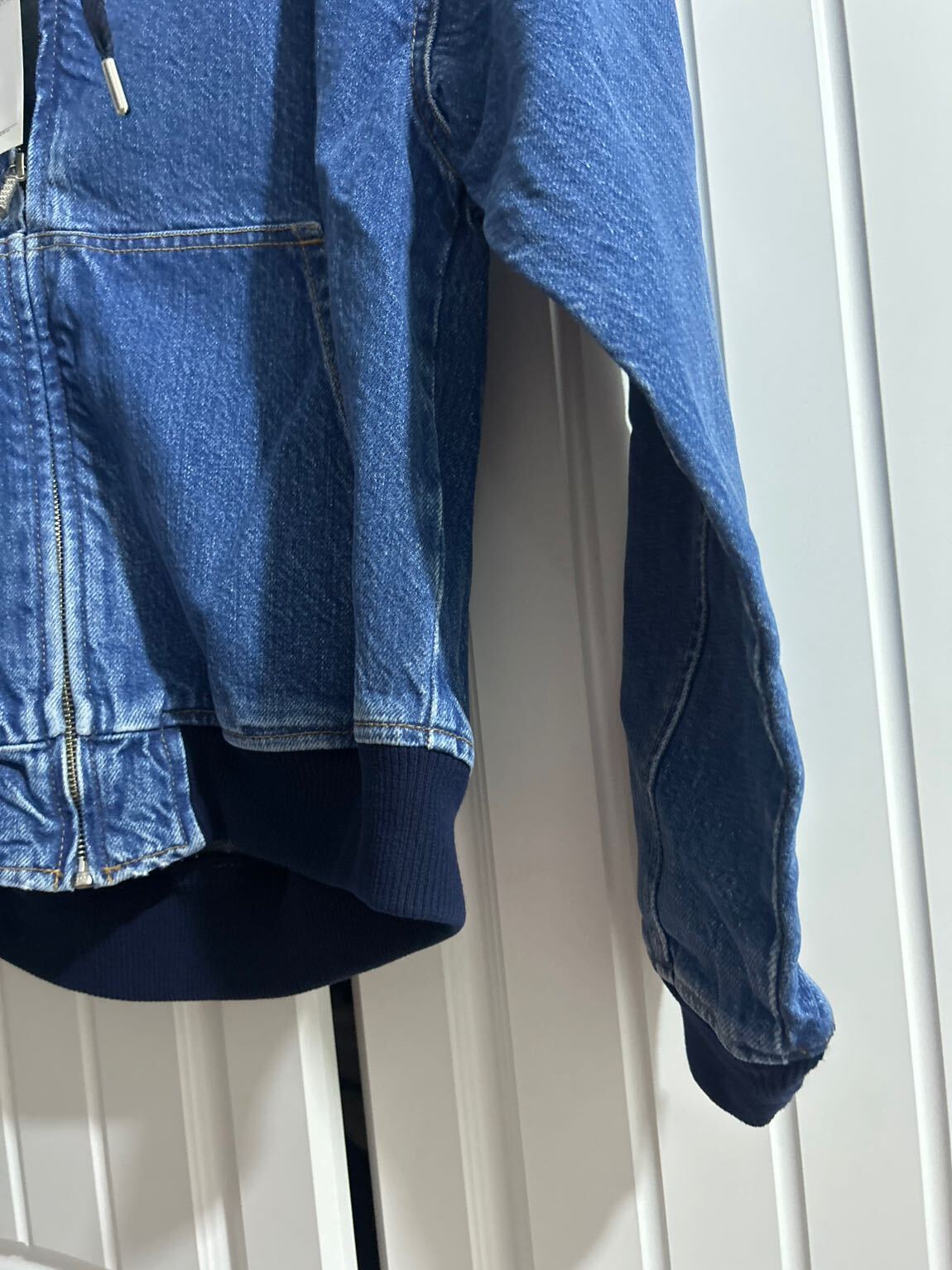 Lacoste Fermuarlı Kot Ceket — görsel 3/4
