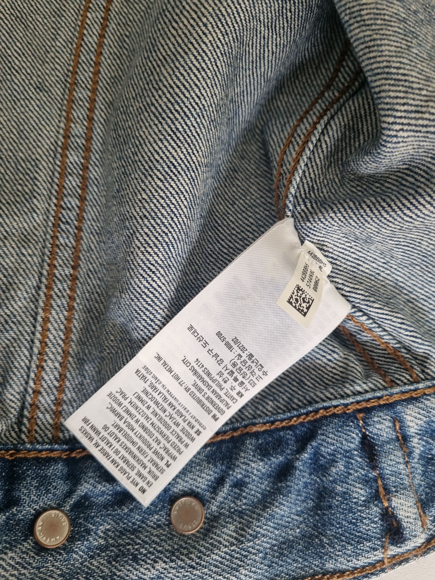 Retro American EAGLE Kot Çeket — görsel 4/8