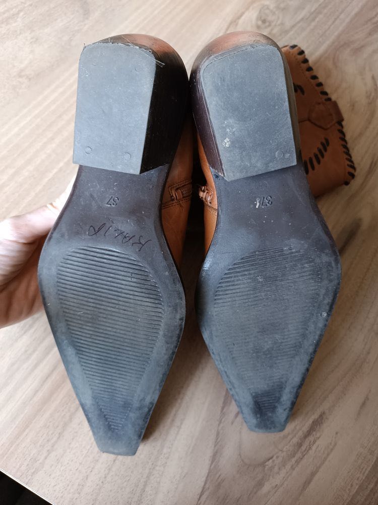 Vintage İtalyan %100 Deri kovboy bot — görsel 5/7
