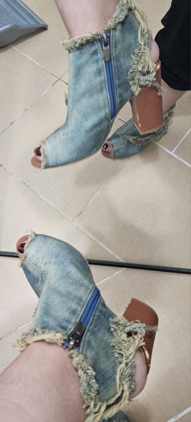 Kot Detail Yüksek Topuk Sandalet — görsel 3/8