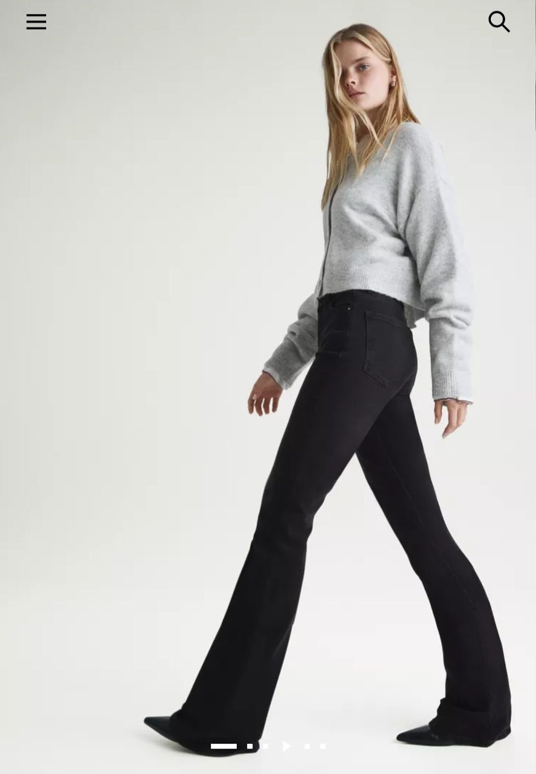 bershka flare jeans — görsel 2/8
