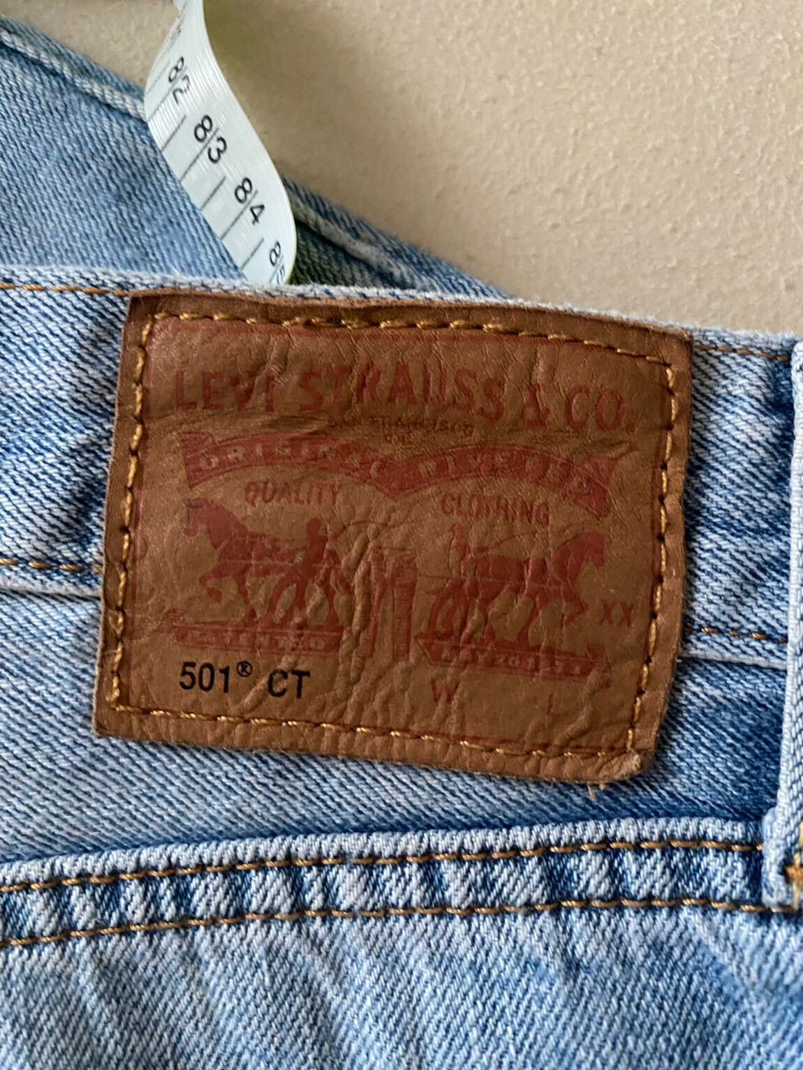 Levi's Mavi Kot Pantolon 501 serisi — görsel 3/7