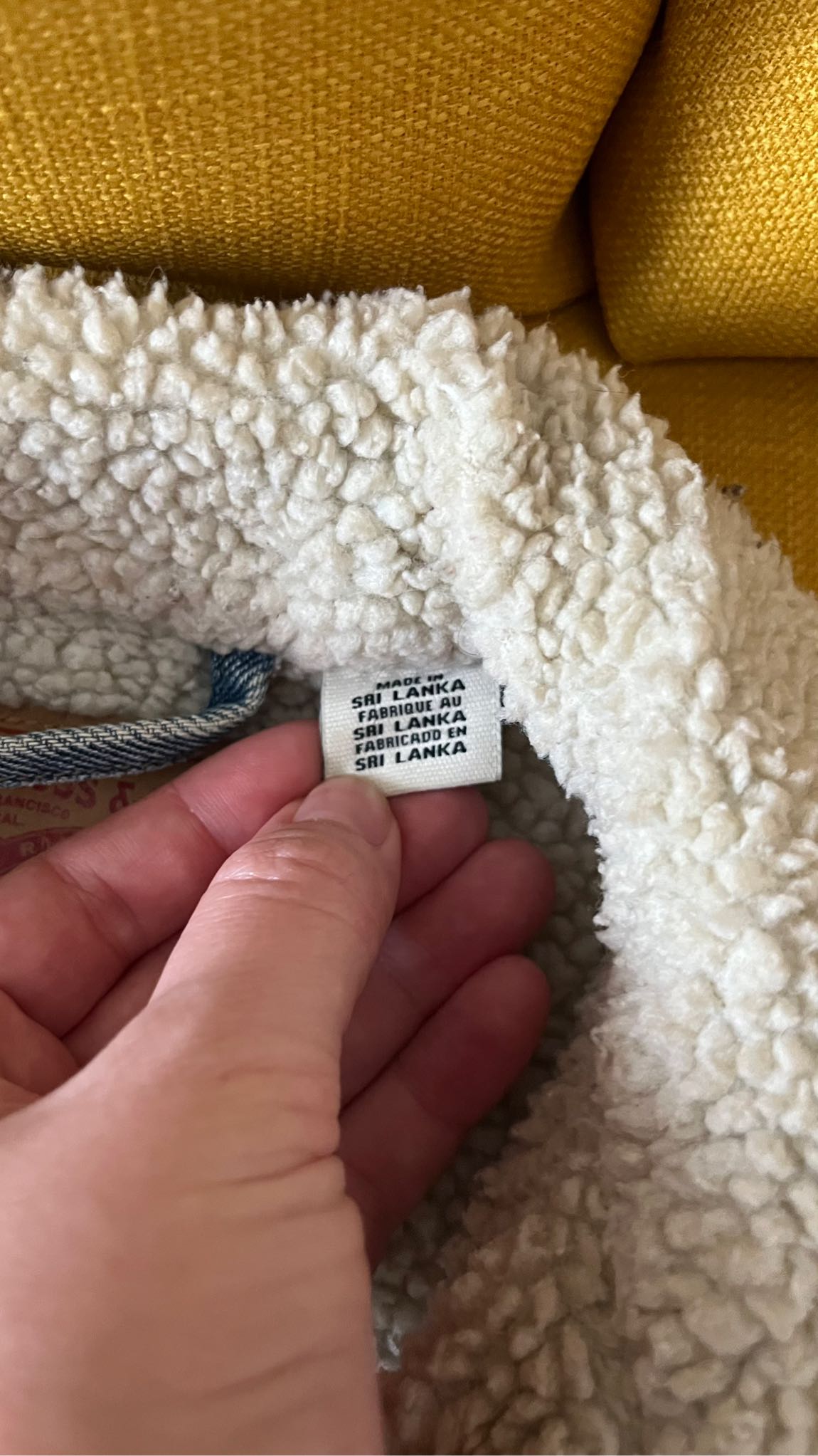 Levi’s sherpa kot ceket — görsel 4/5