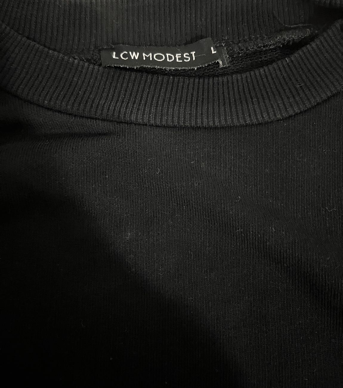 Siyah Basic Sweatshirt — görsel 4/5
