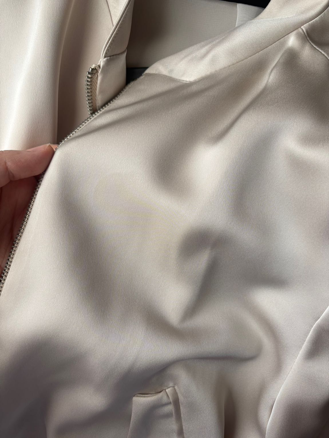 Zara Bomber Ceket Bej — görsel 4/5