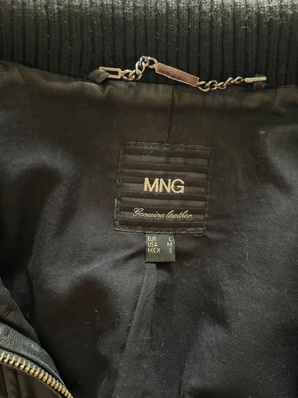 Mango deri ceket — görsel 2/3