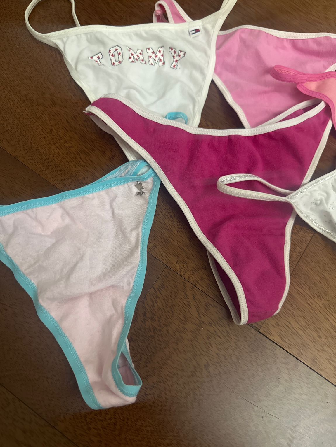 Tommy Hilfiger Külot Seti Pembe ve Beyaz — görsel 2/6