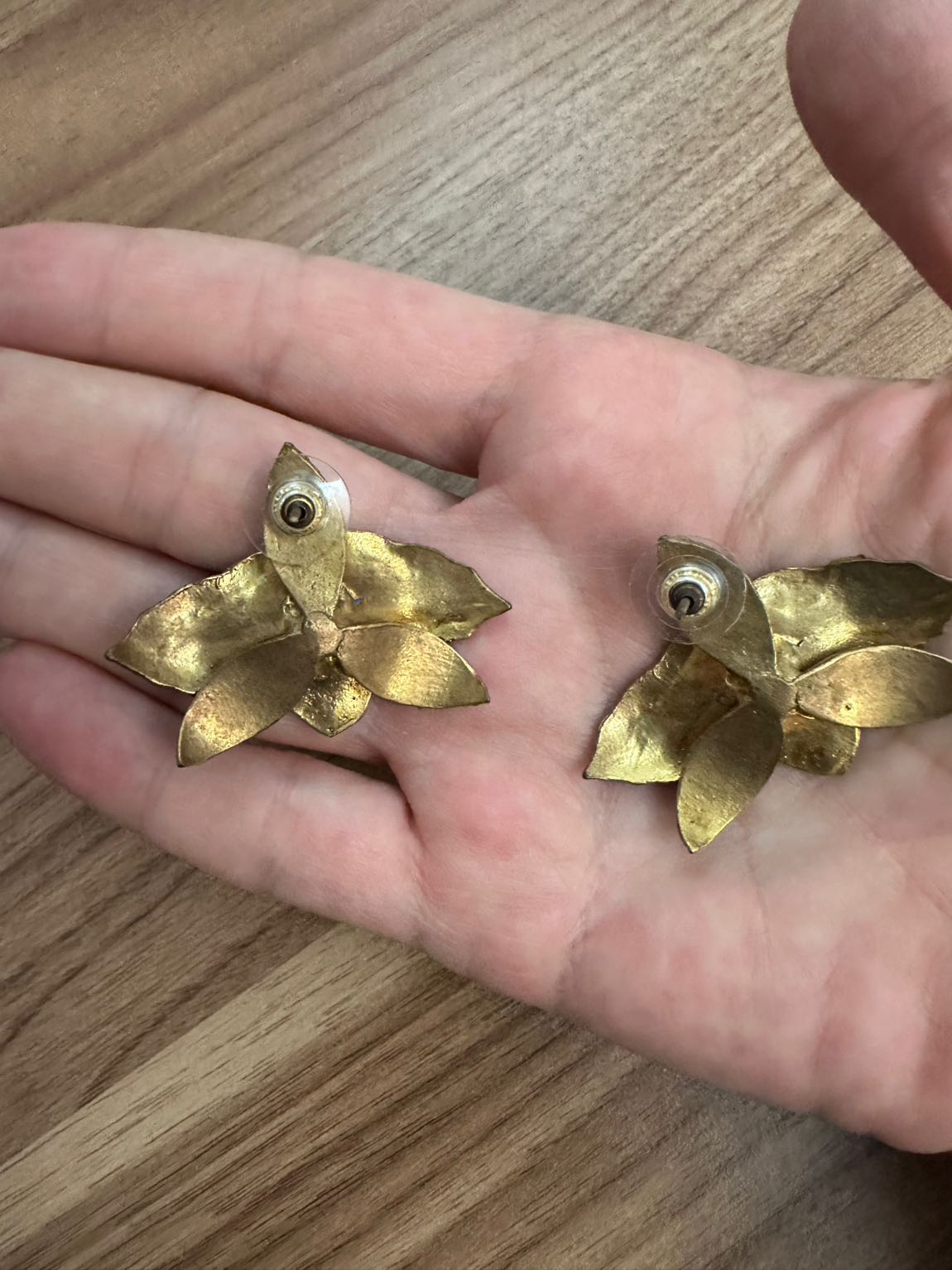 Mineli çiçek küpe — görsel 4/7