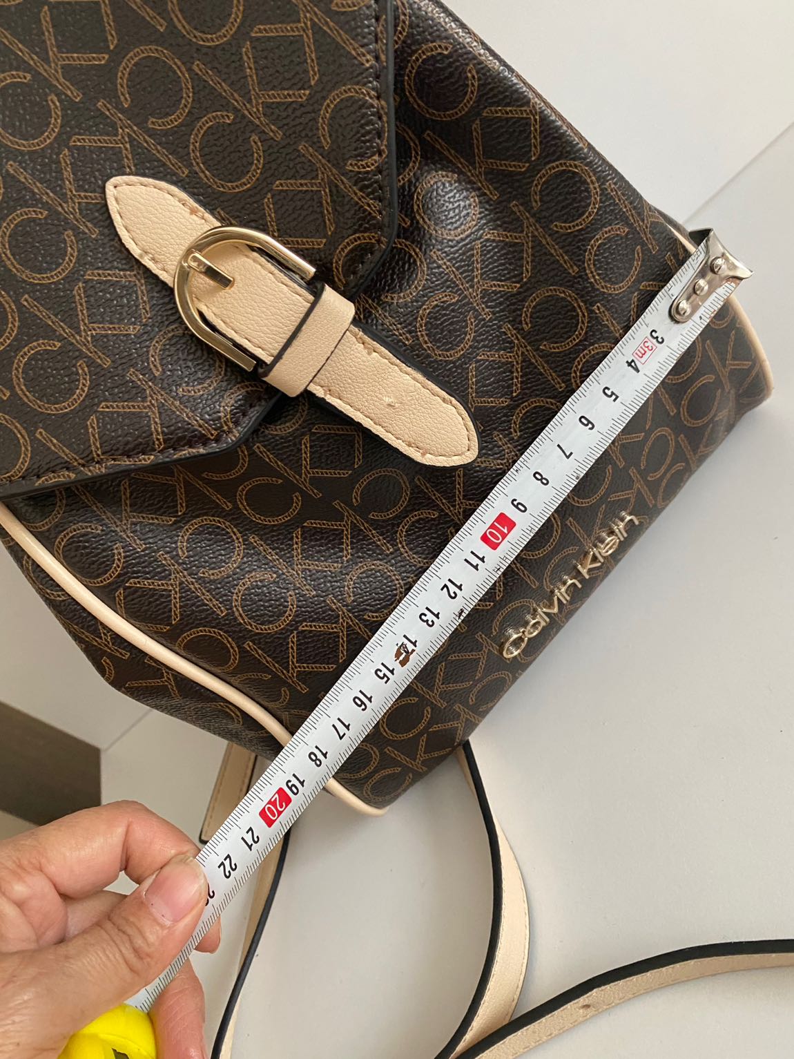 Calvin Klein Sırt Çantası Kahve — görsel 8/8
