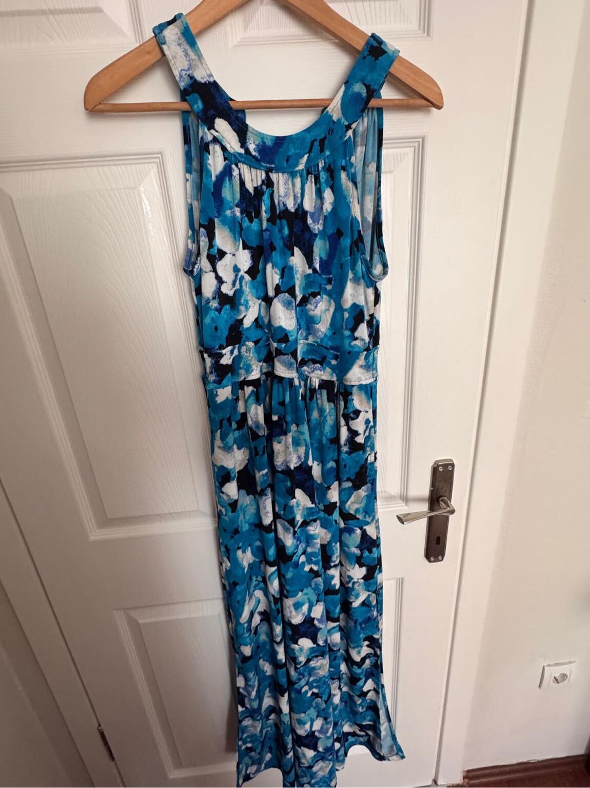 Calvin Klein Mavi Desenli Elbise — görsel 2/8