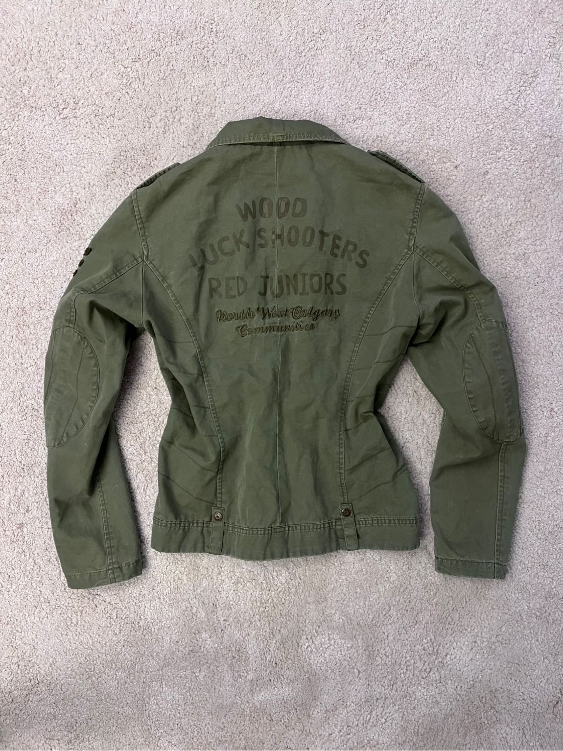 Military Type Y2K Old Bershka Ceket — görsel 3/5