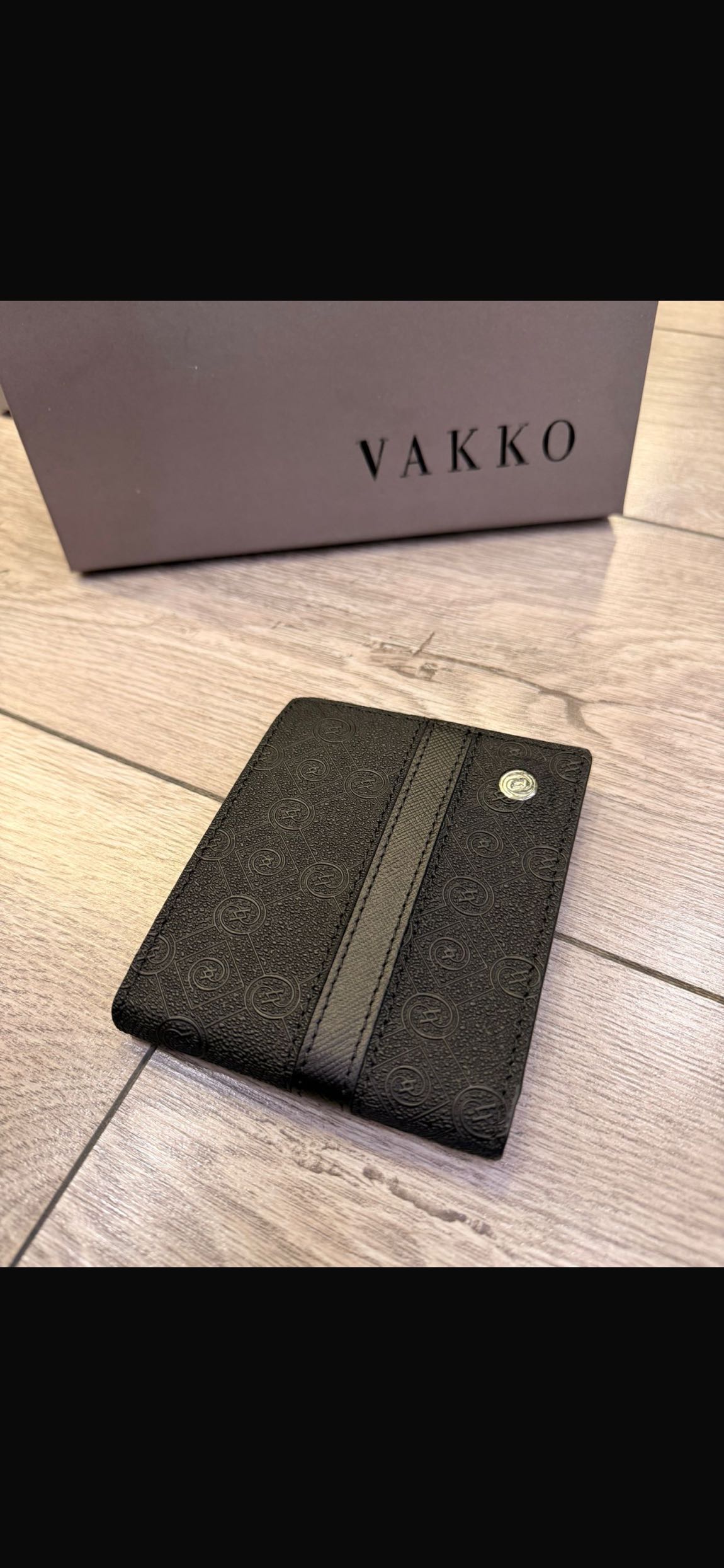 Vakko Erkek Siyah Desenli cüzdan — görsel 2/6