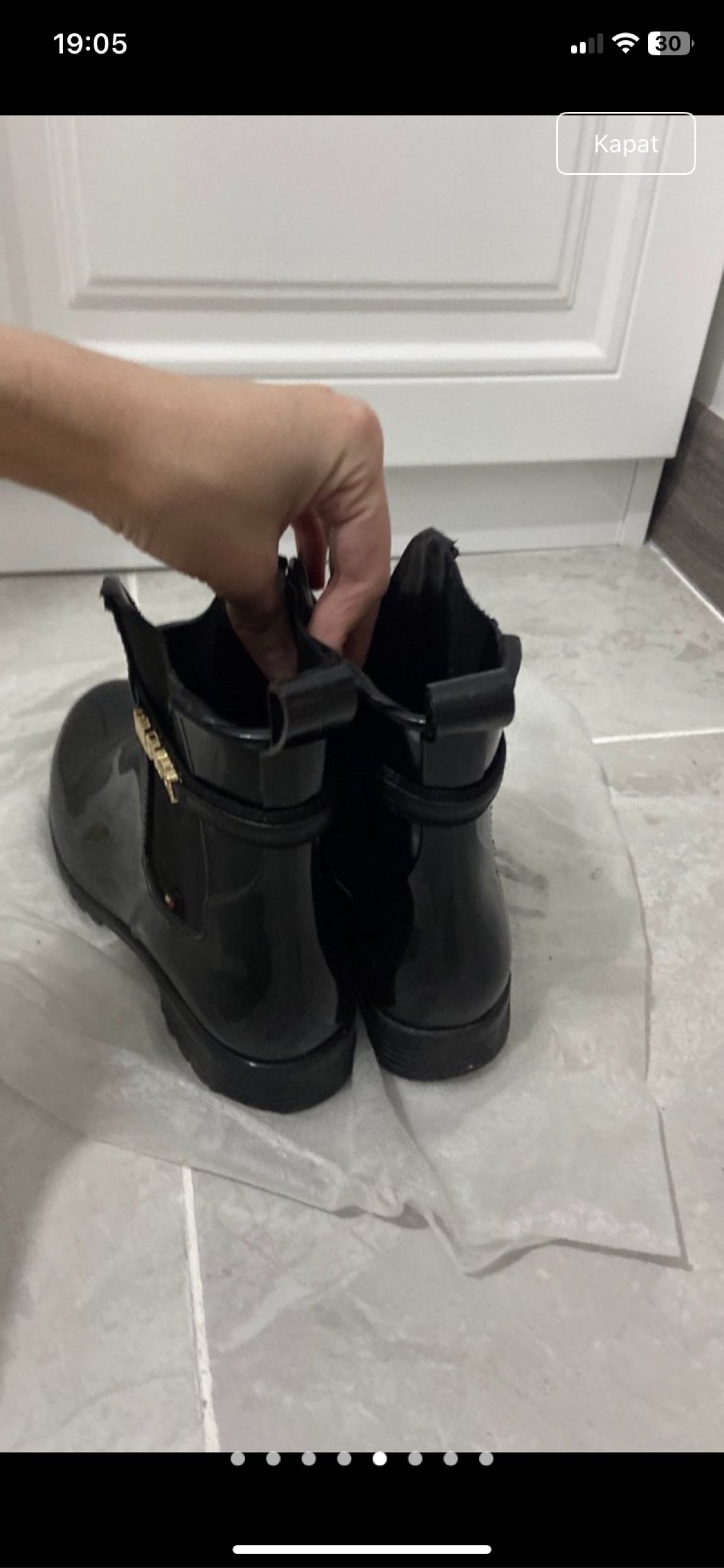 Tommy hilfiger yağmur botu — görsel 5/8