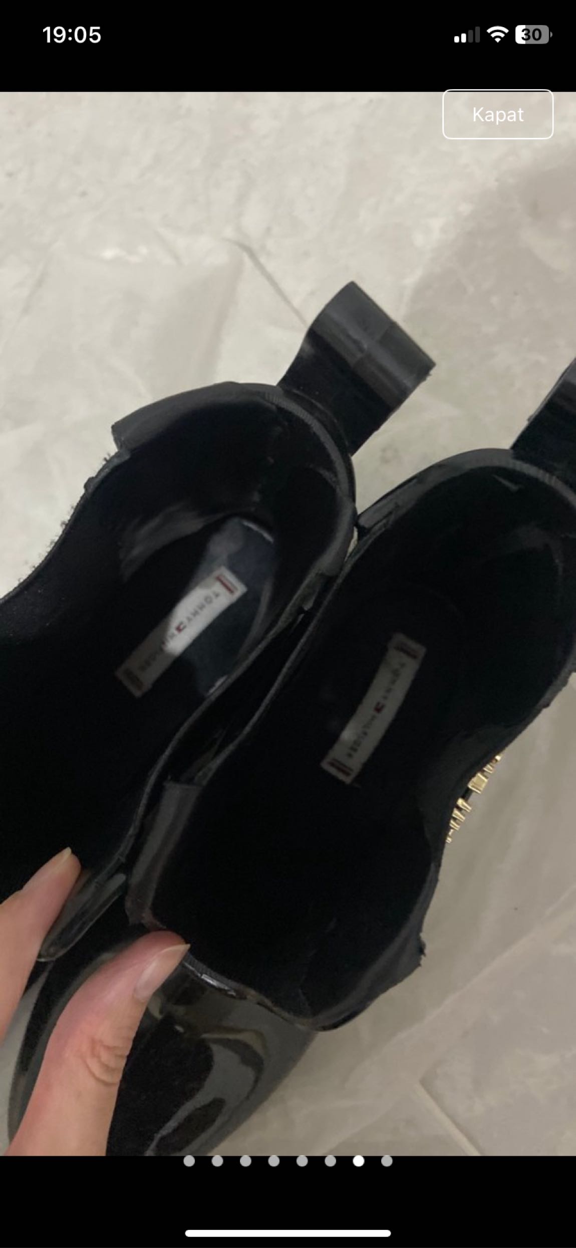Tommy hilfiger yağmur botu — görsel 7/8