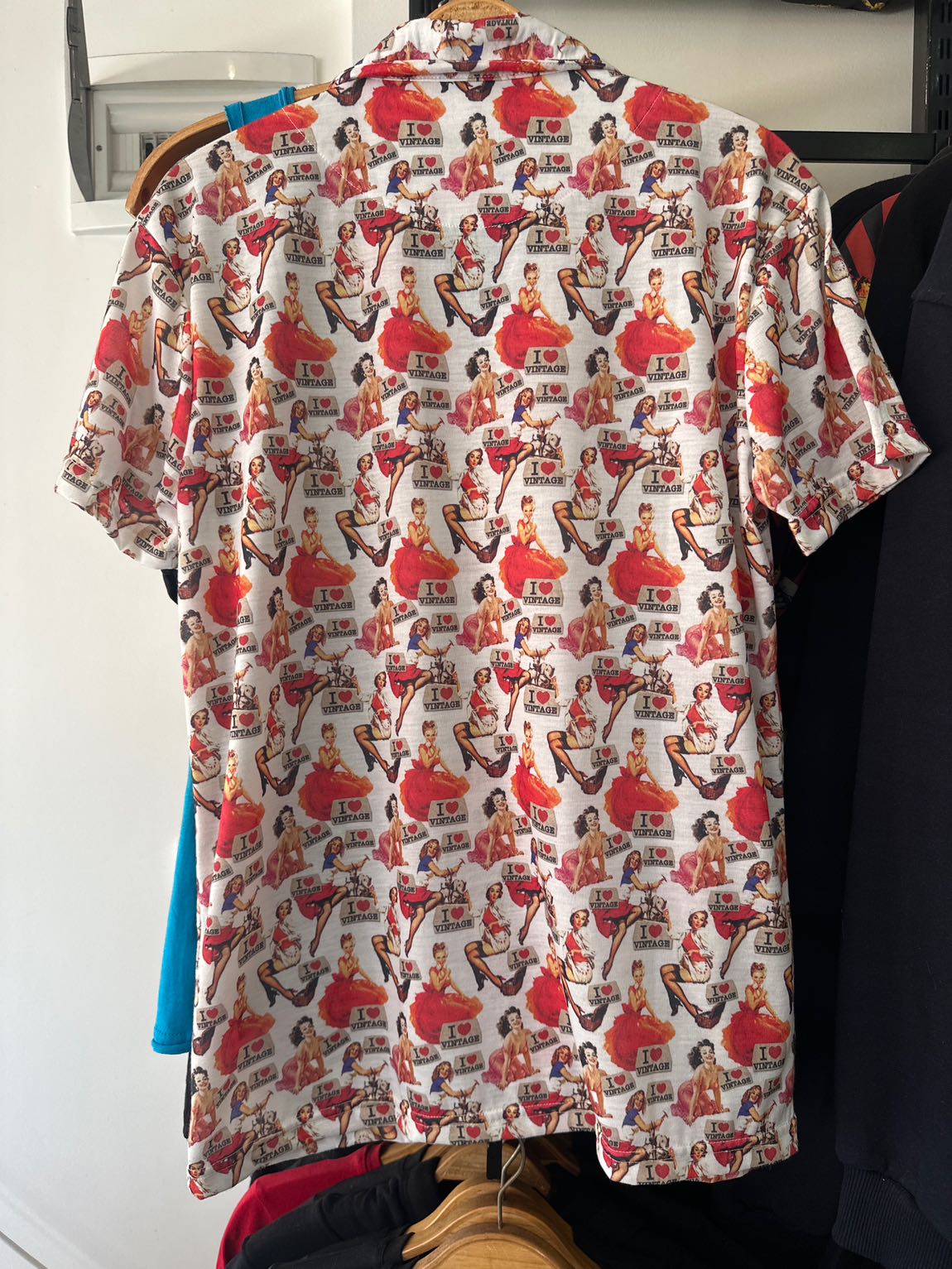 I love vintage, kısa kollu gömlek — görsel 2/2