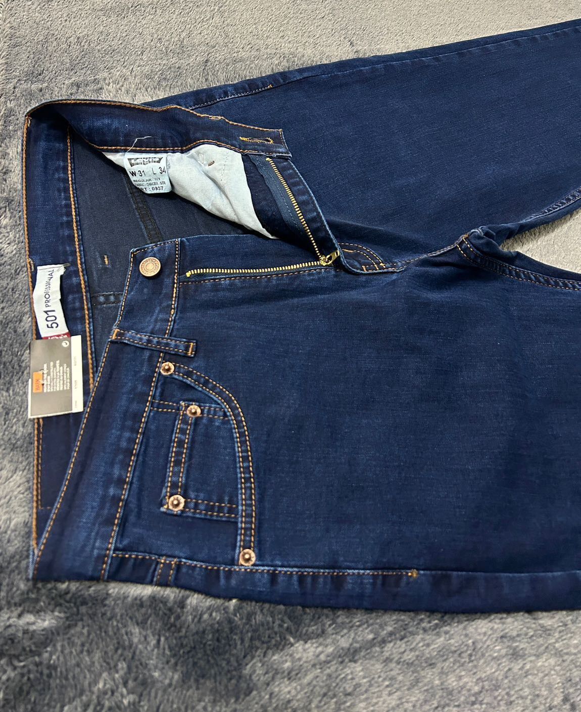 Erkek Levi’S Marka Koyu Lacivert Jeans — görsel 3/4