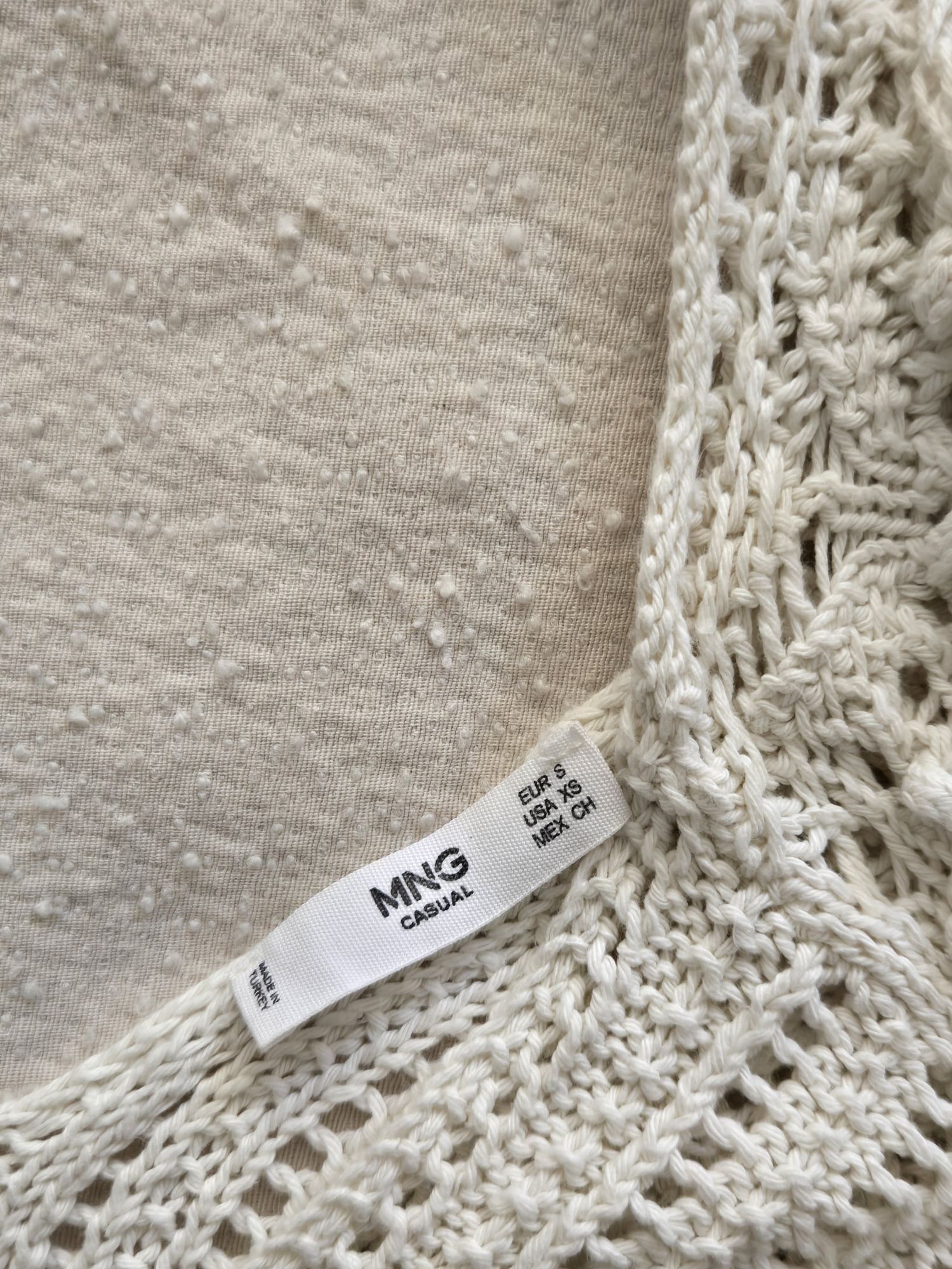 mango bohem styling örme bluz sahil plaj — görsel 2/5