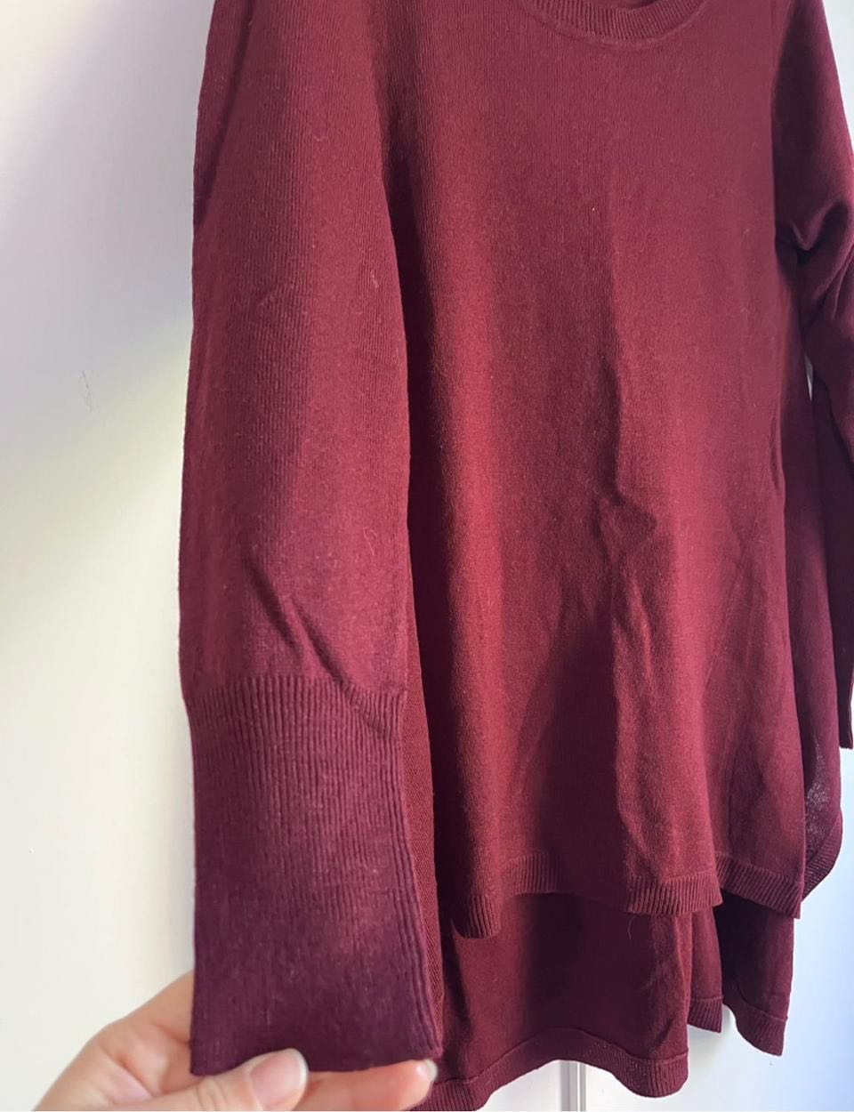 Koton Bordo Kadın Kazak Tunik — görsel 4/6