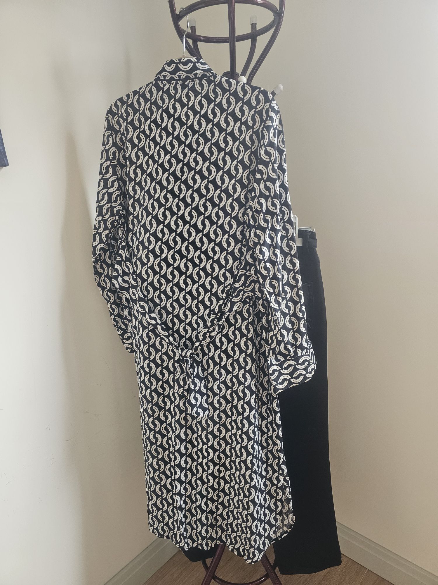 Siyah Nakışlı Pantolon ve uzun tunik — görsel 4/8