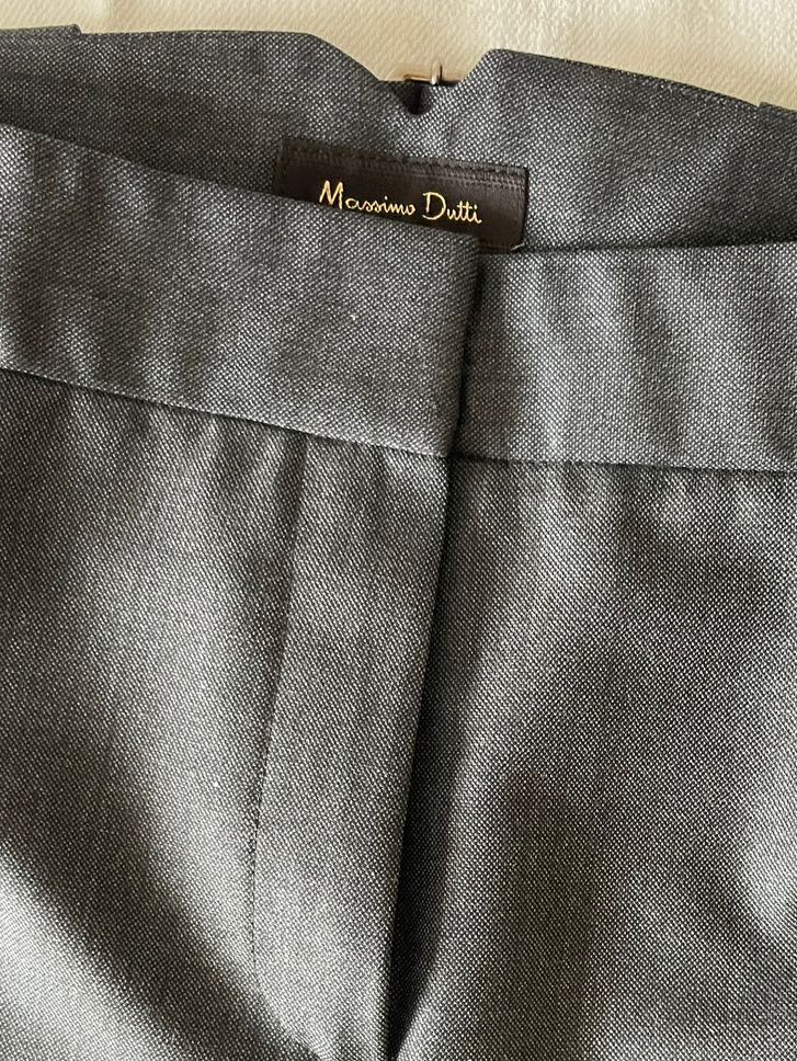 Massimo Dutti Gri Pantolon 36 — görsel 6/8