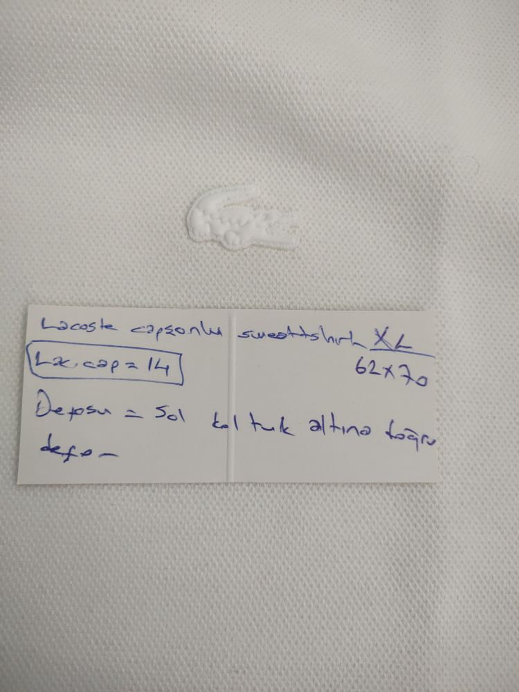 Lacoste defolu kapşonlu sweatshirt — görsel 3/8