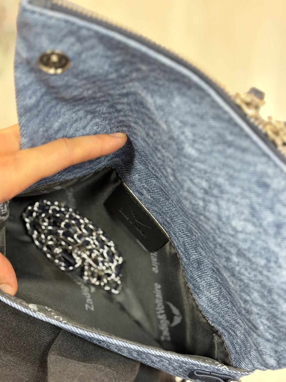 Kot Clutch Askılı Çanta — görsel 4/5