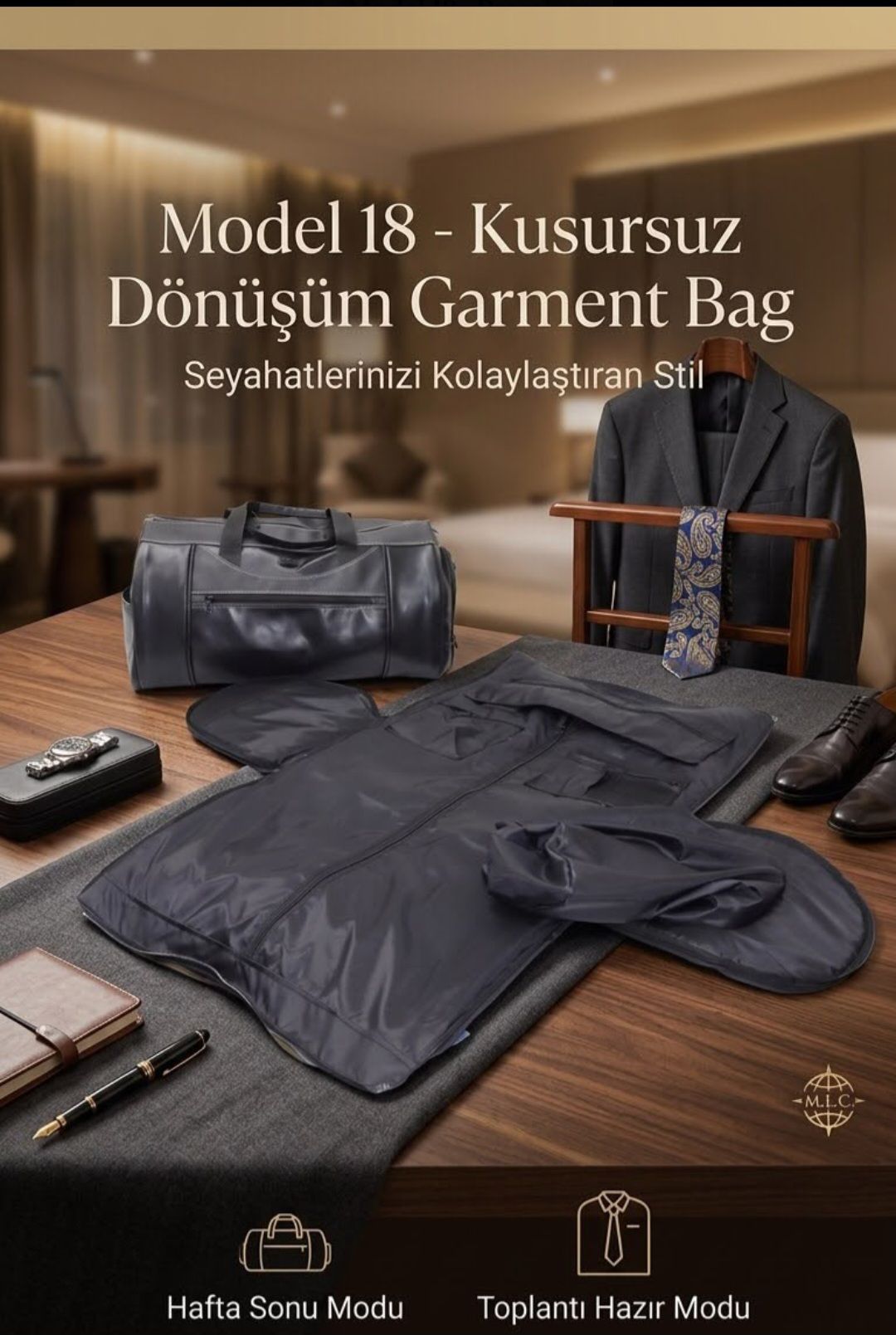 Premium Takım Elbise ve Seyah Çantası — görsel 3/5