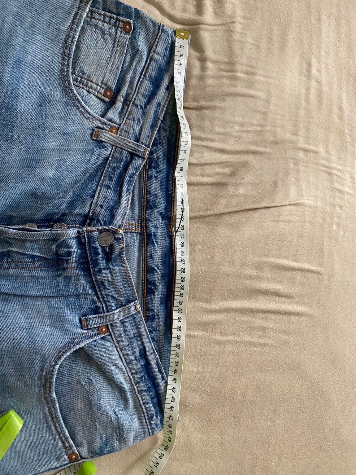 Levi's Mavi Kot Pantolon 501 serisi — görsel 7/7