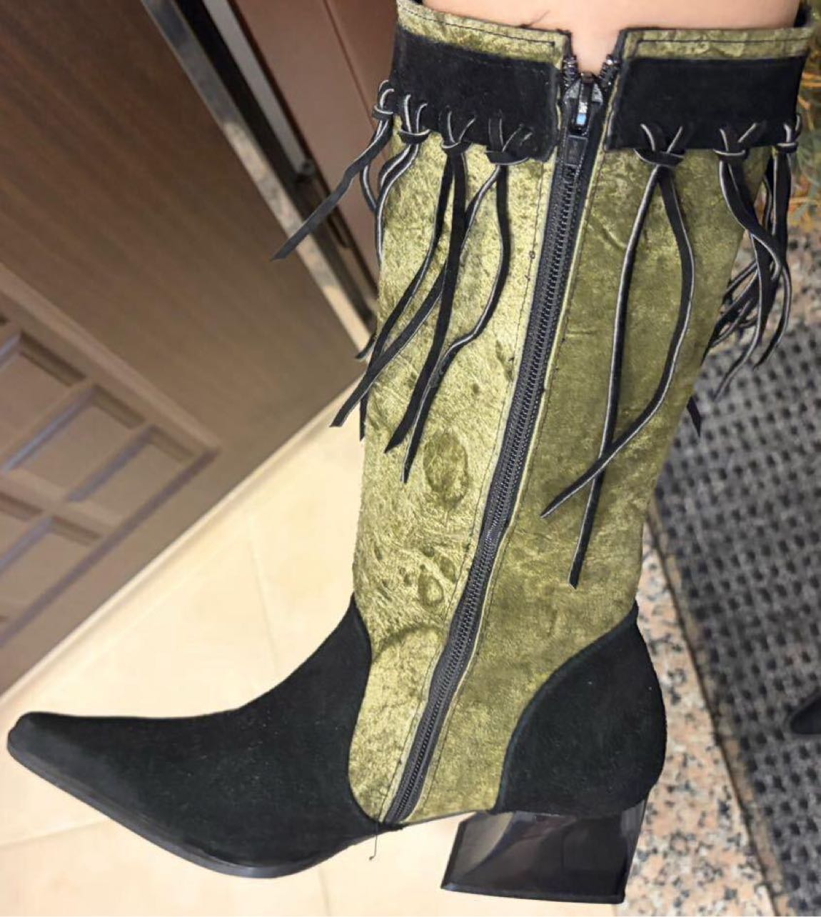 Vintage püskül çizme — görsel 3/6